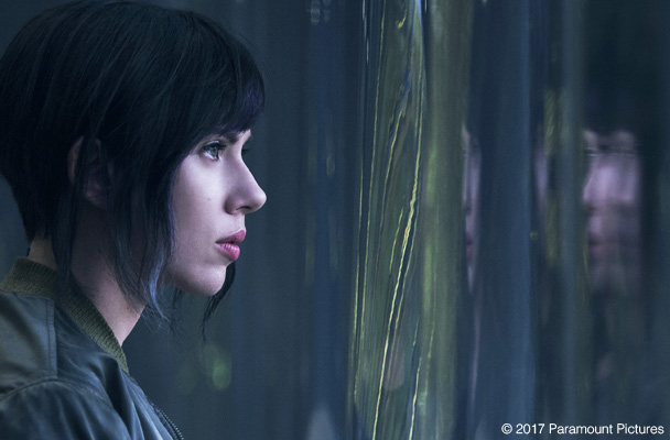 Scarlett Johansson in Ghost in the Shell © 2017 Paramount Pictures DreamWorks Pictures