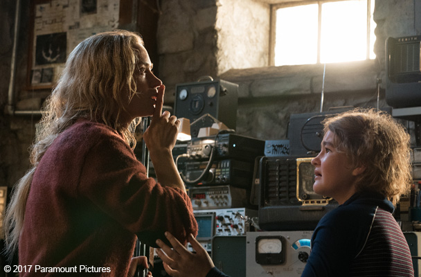 Emily Blunt in A QUIET PLACE © 2017 Paramount Pictures. Photo: Jonny Cournoyer