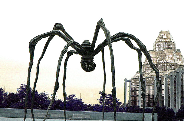 Maman, Spinnenskulptur von Louise Bourgeois in Ottawa, Kanada