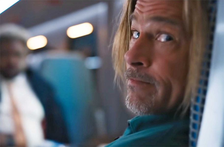 Brad Pitt in BULLET TRAIN © 2022 Sony