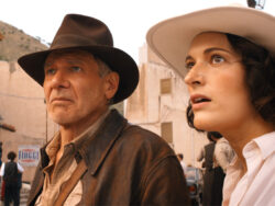 Harrison Ford und Phoebe Waller-Bridge in INDIANA JONES AND THE DIAL OF DESTINY © 2023 Walt Disney Pictures/Lucasfilm