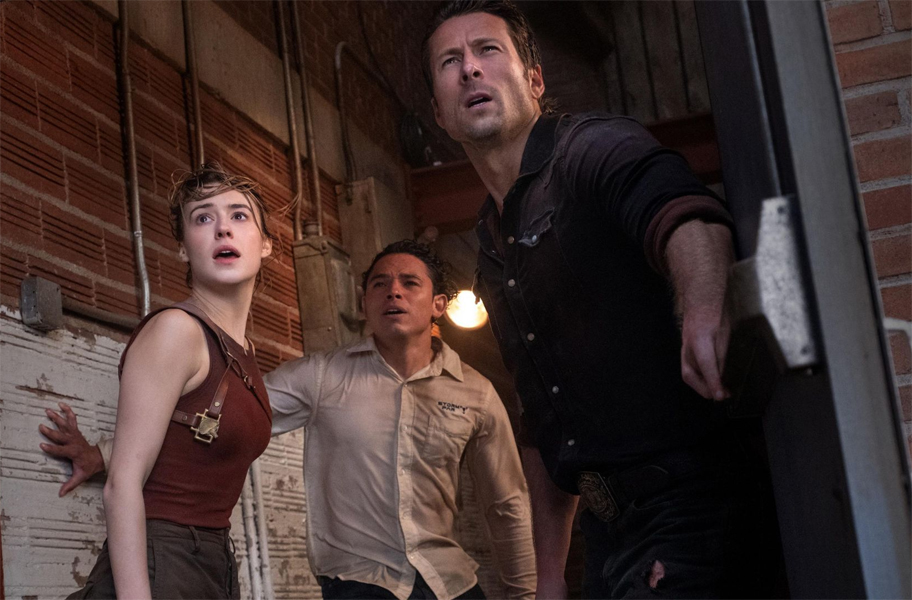 Daisy Edgar-Jones, Anthony Ramos und Glen Powell in TWISTERS © 2024 Warner Bros. Pictures