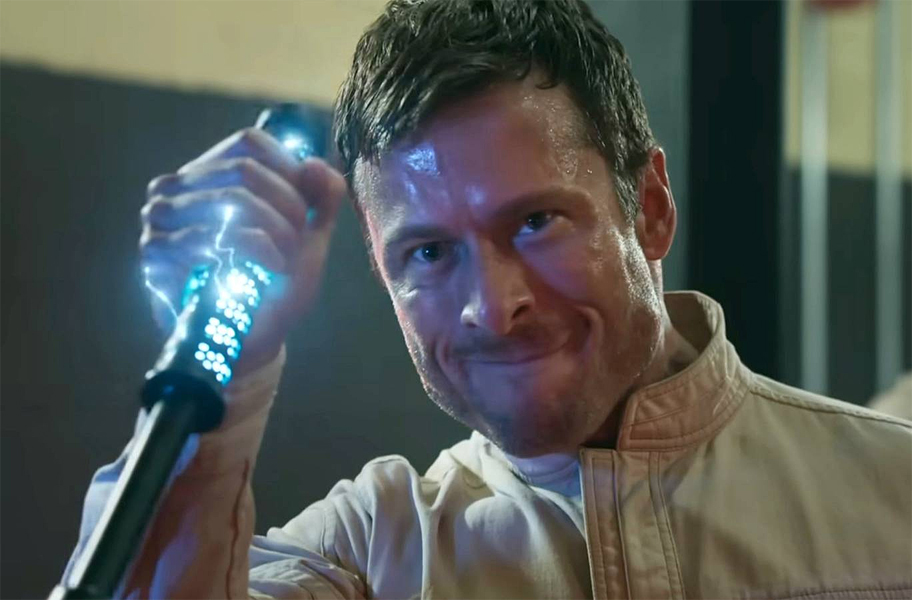 Glen Powell in RUNNING MAN © 2025 Paramount Pictures / Courtesy Everett Collection