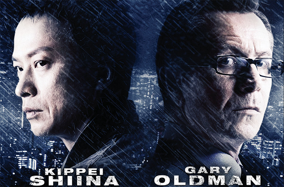 Kippei Shiina und Gary Oldman in RAIN FALL © 2009 Sony Pictures Entertainment