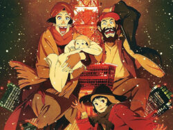 Drei Obdachlose und ein Baby (Animation) Szene aus TOKY GODFATHERS © 2003 Madhouse/Sony Pictures Entertainment Japan