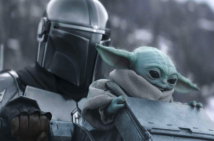 Pedro Pascal (links) in THE MANDALORIAN AND GROGU © 2026 Walt Disney Studios Motion Pictures